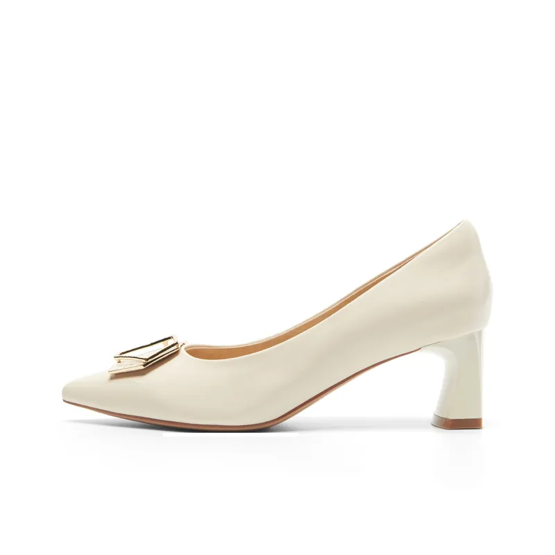 PT'SON Chunky Heel High Heels 5.5cm Women's-1