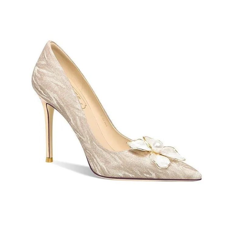 Holy Rose High Heels Women's Gold-1