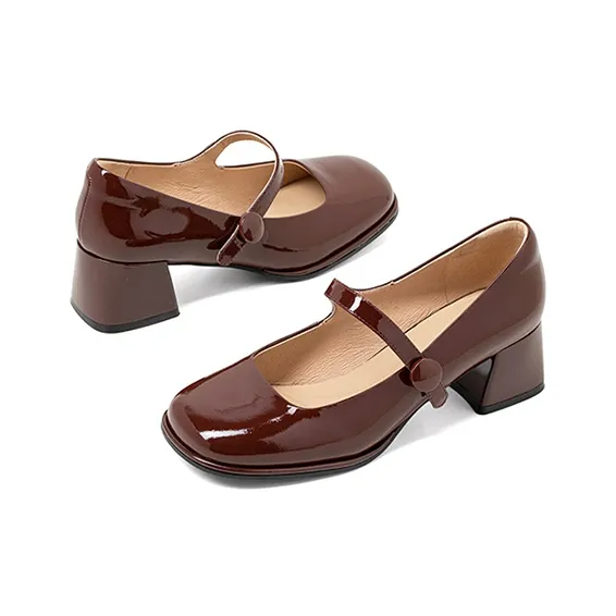 COMELY High Heels Women's Coffee/Pink/Ecru-13