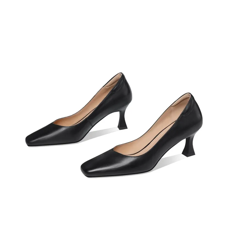 BOERDIQI High Heels Women's Black/Ecru-2