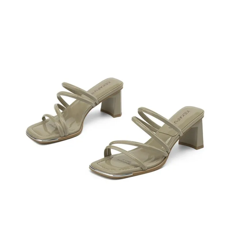 KEKAFU Chunky Heel High Heels 6.5cm Women's-19
