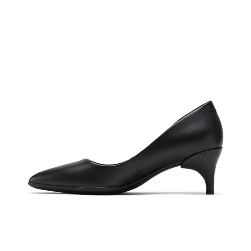 Ecco 45 Slim Heel Collection Cone Heel High Heels Women's Black