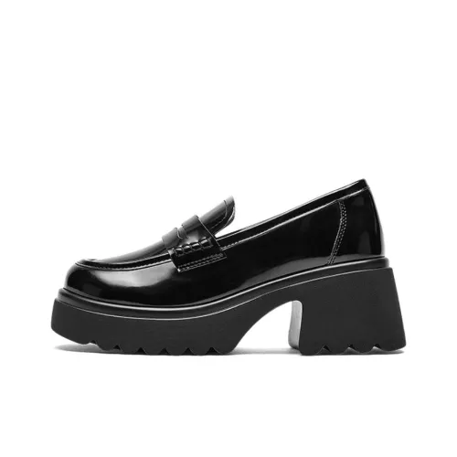 DAPHNE Chunky Heel High Heels Women's Black