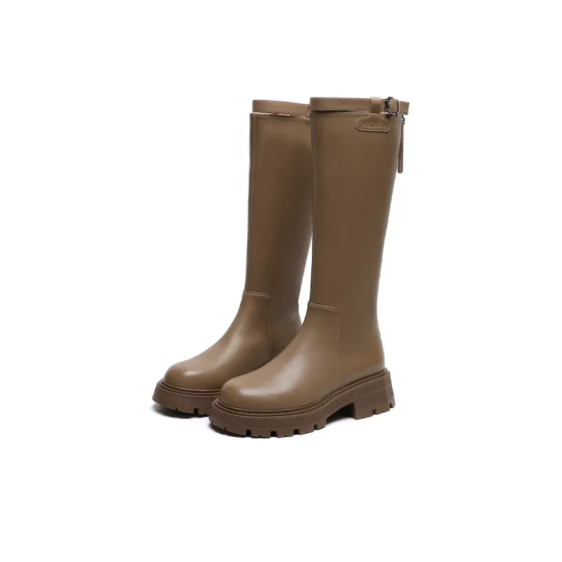 Mulinsen Knee-high Boots 4.5cm Women's-8