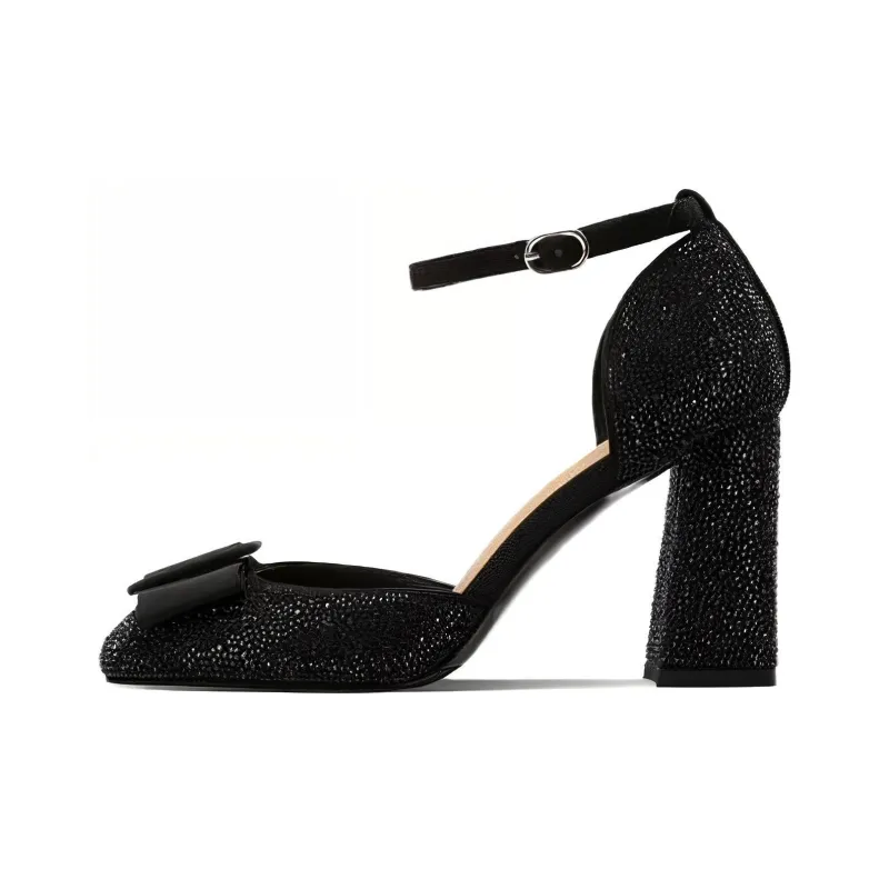 Princess & Isabel Chunky Heel High Heels 8.5cm Women's-3
