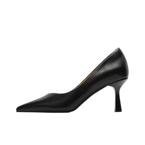 HARSON Slim Heel High Heels 7.5cm Women's Black