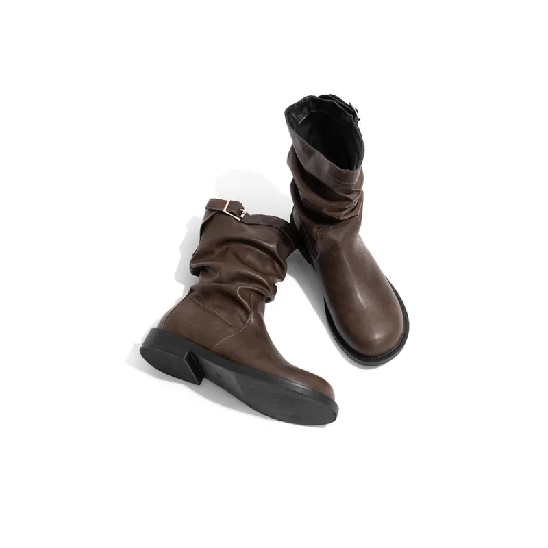 Old Meow Ankle Boots Women's Brown-3