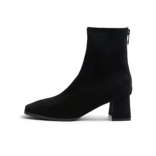 STEVE MADDEN Ankle boots mujer Women's Black/Apricot