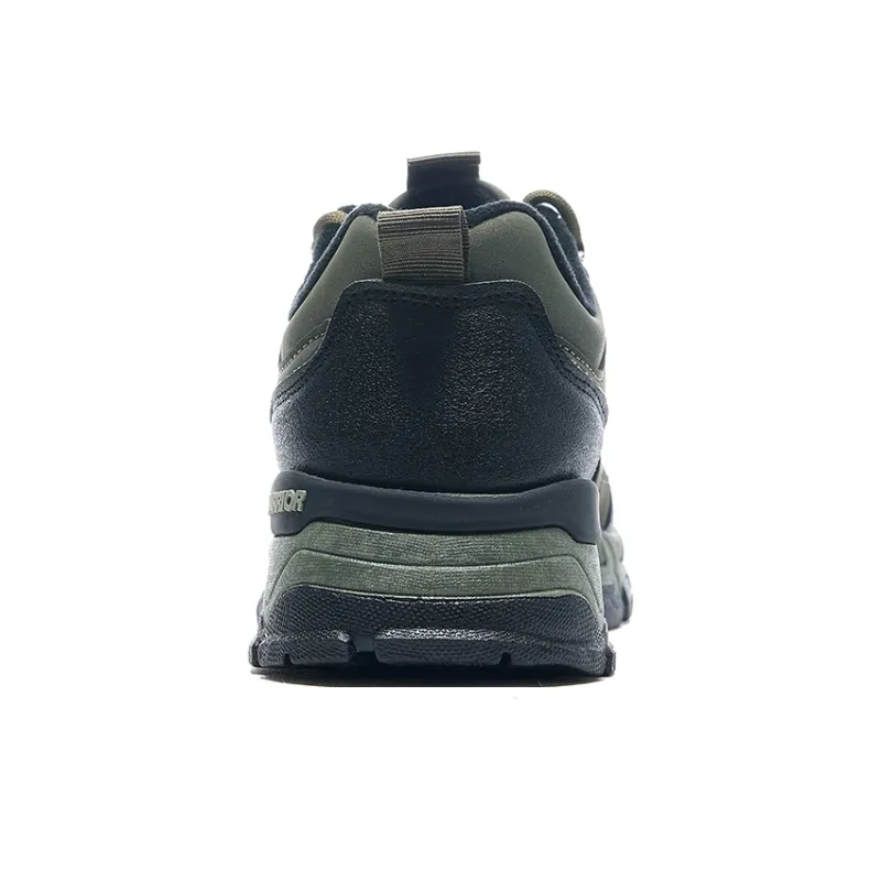 Warrior Warm Wear Resistant Slip Resistant Low Top Hiking/Trekking Shoes Men's Army Green-3
