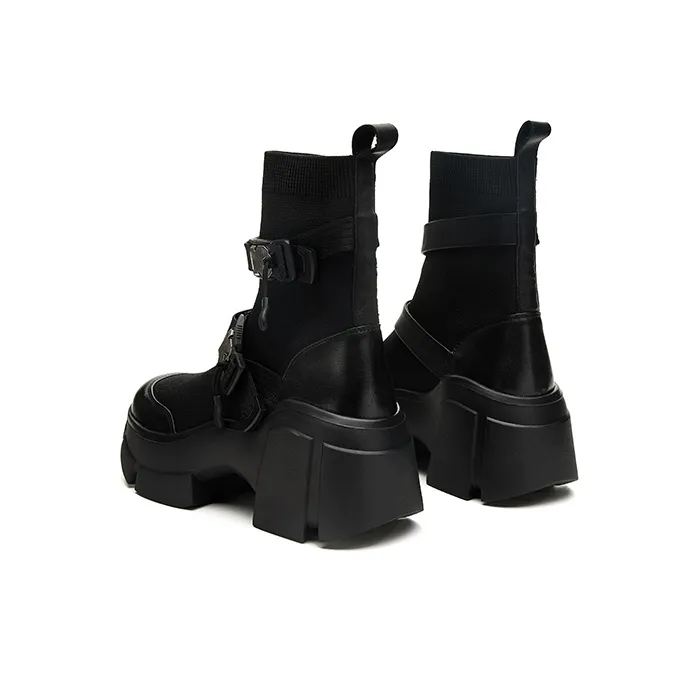 HR Helena Ankle Boots 7cm Women's Black-3
