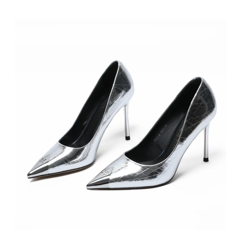 FESOUNE Slim Heel High Heels 8cm Women's-6