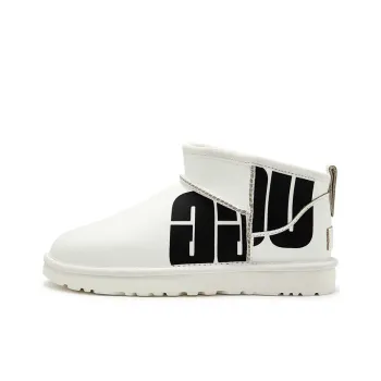 UGG Classic Ultra Mini Broken Logo 'White' Women's