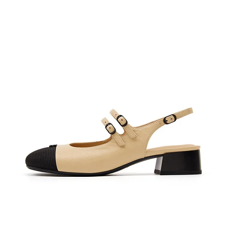 Marie Claire Chunky Heel High Heels 3.3cm Women's-5
