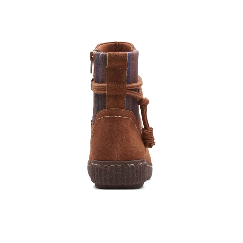 Clarks Caroline Lily Ankle Boots 3cm Women's Brown-5