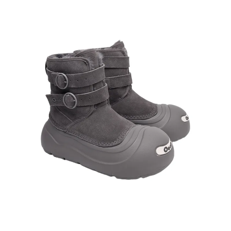 Xiwencha Thermal Short Snow Boots Unisex-5