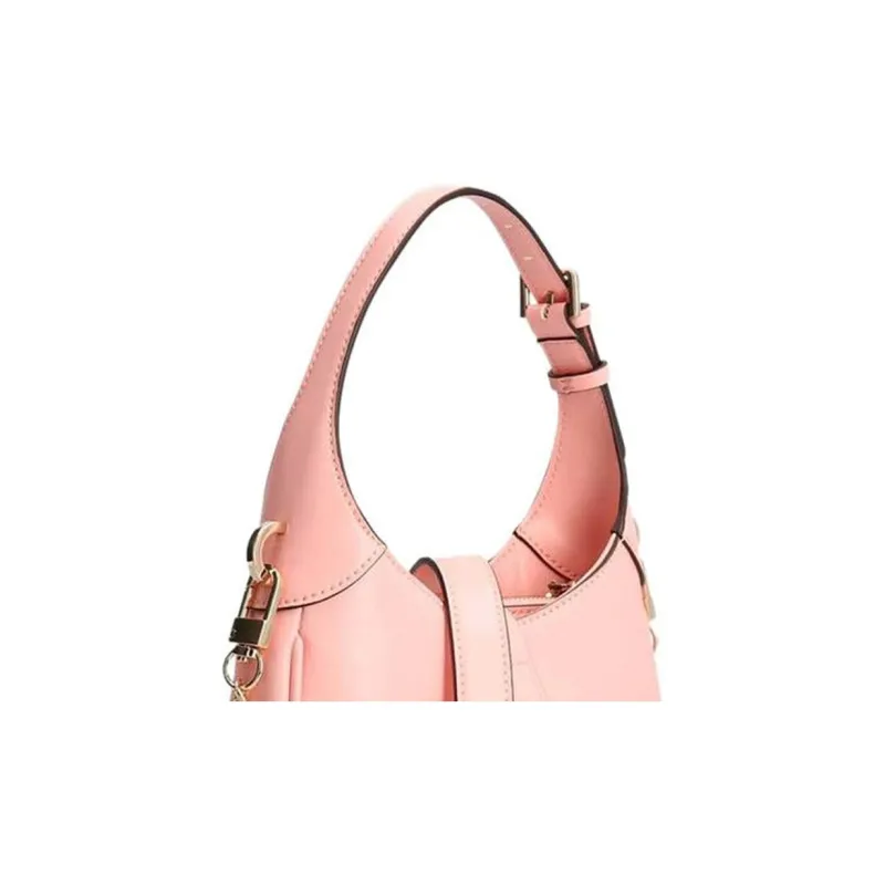 GUESS Polyurethane Hobo Bag Handbag Shoulder Bag Regular Women's Pink-2