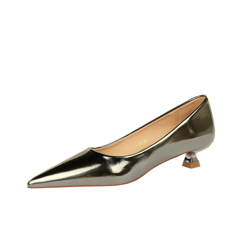 Bamiti High Heels Women's Champagne/Black/Gunmetal Gray/Silver/Gold-8