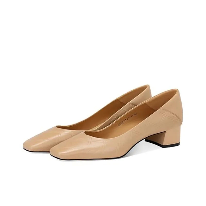 JESSICA SOPHIA Chunky Heel High Heels 3cm Women's-3
