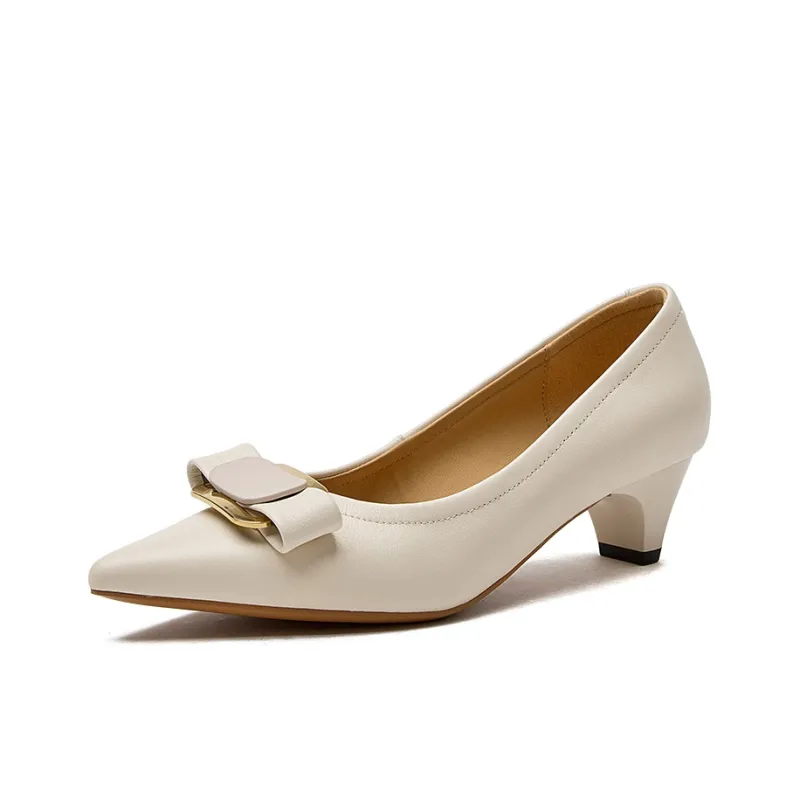 Rich Birds Cone Heel High Heels 5cm Women's-6