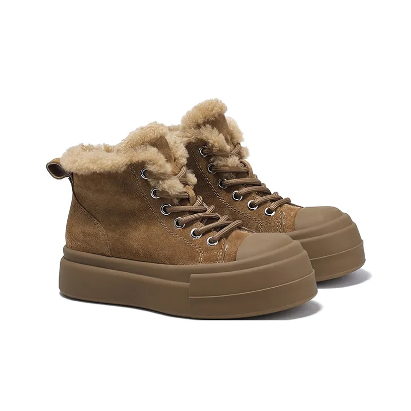 SELAIYA Thermal Short Snow Boots Women's-2