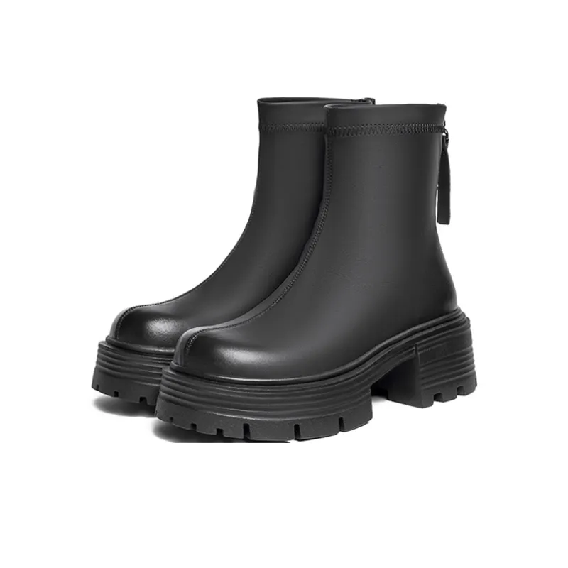 JOSINY Ankle Boots Women's Black/Khaki/Dark Brown-2