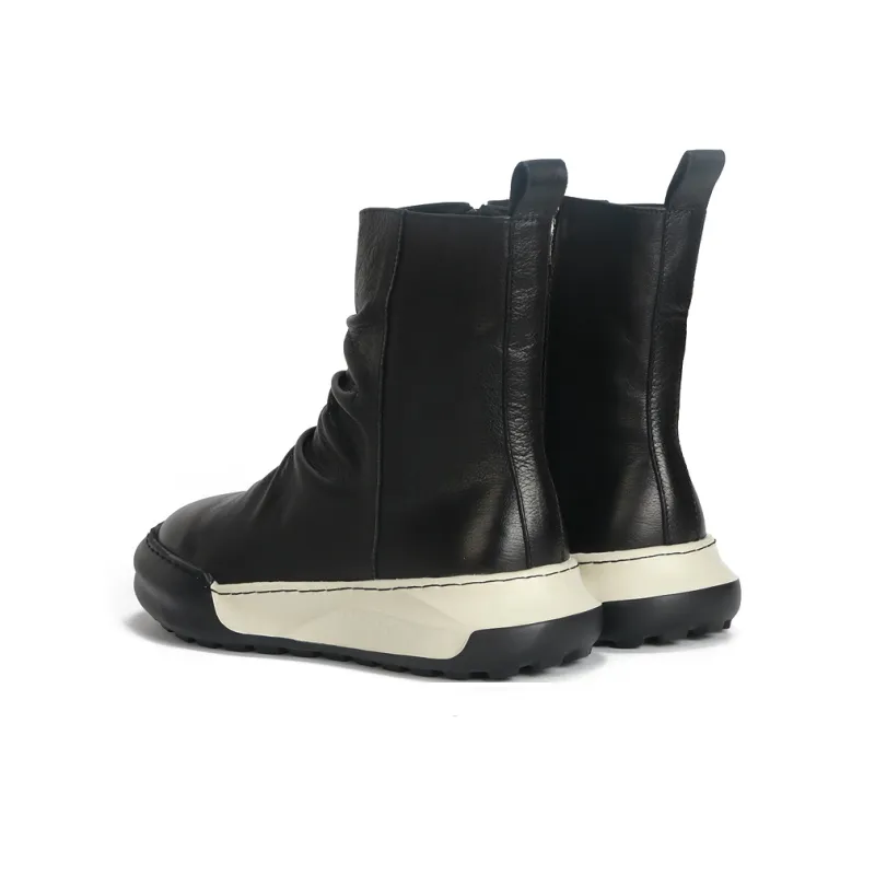Thai Points Ankle Boots Men's Black-4
