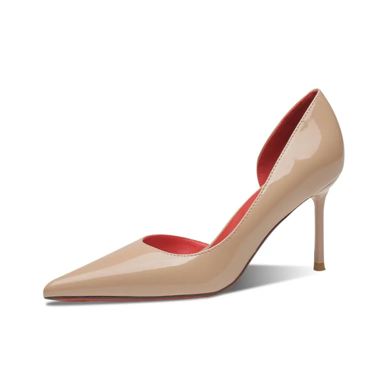 Ainer-cat Slim Heel High Heels 8cm Women's-2