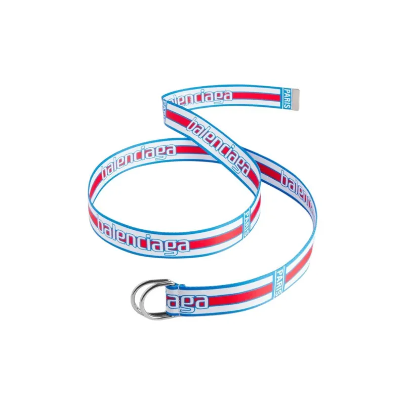 Balenciaga Metal Belt Unisex Blue Width 3.6CM-0