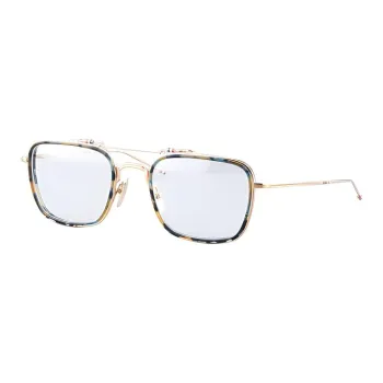 THOM BROWNE Rectangular Frame Glasses