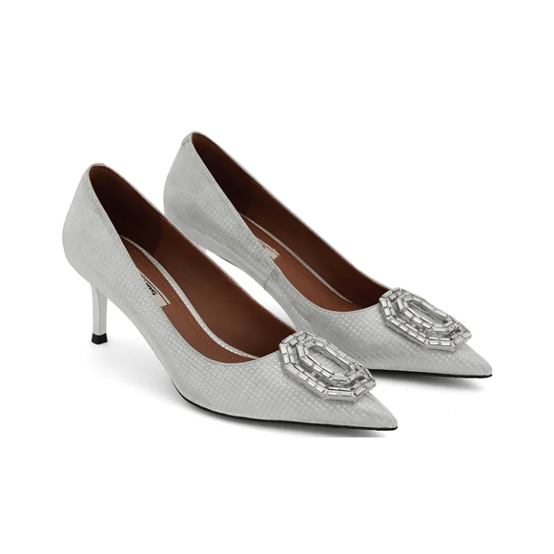 73Hours Zero Degree Moonlight High Heels Silver-3