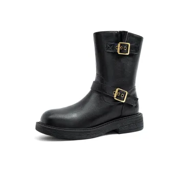 OMS Ankle Boots Women's Black/Khaki