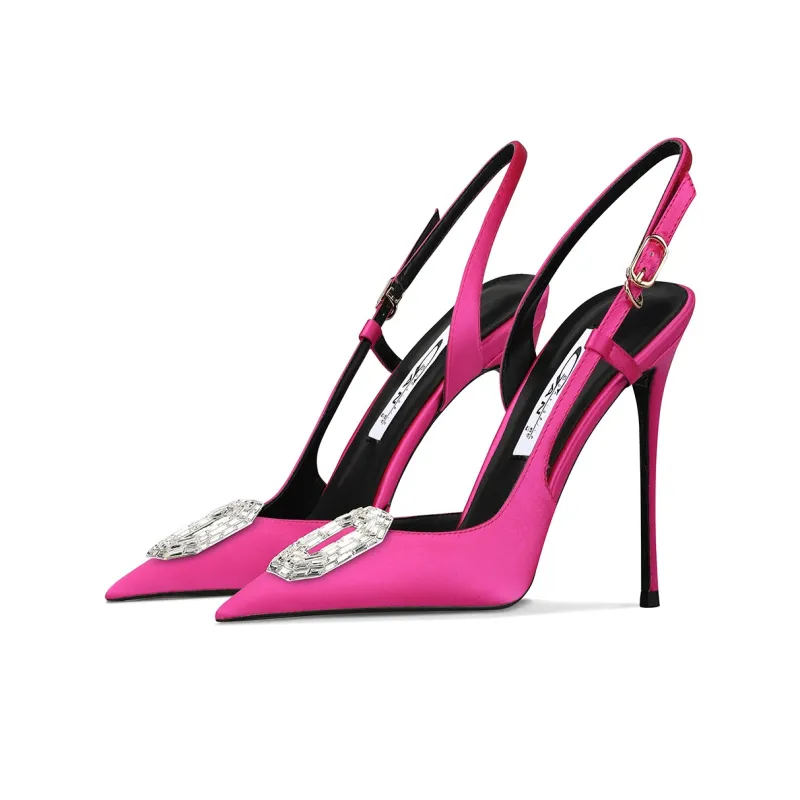 Ganxiaojie High Heels Women's Red-3