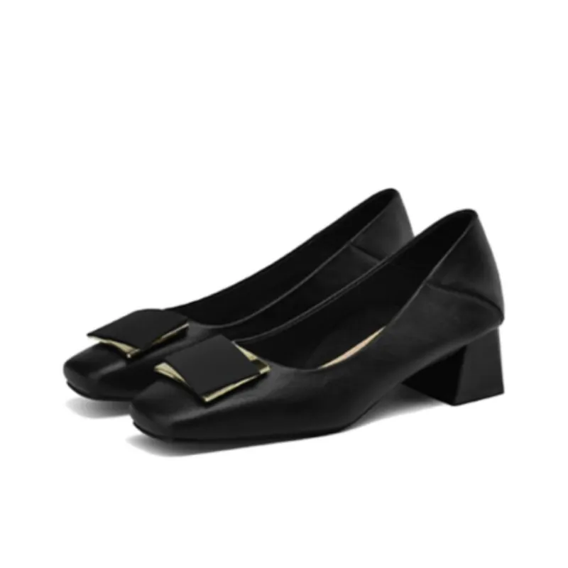 DAPHNE Chunky Heel High Heels 4.5cm Women's-1