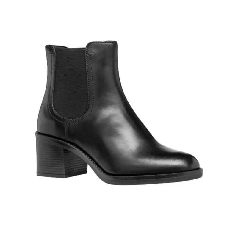 GEOX Serilda 60 Short Chelsea Boots 6CM Women's Black-3