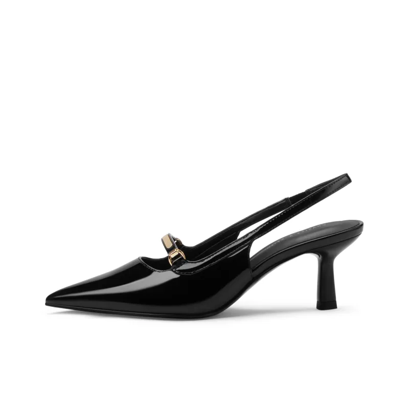 CHARLES&KEITH Slim Heel High Heel Sandal 6.3cm Women's-3