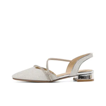 JOSINY High Heels With Back Airspace Women's Silver/Champagne