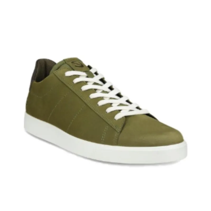 Ecco Low Top Skateboard Shoes Men's Green-3
