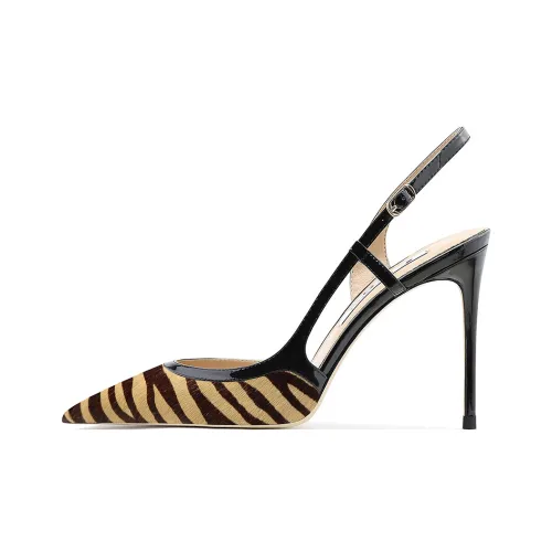 Ganxiaojie High Heels Women's Tiger Pattern