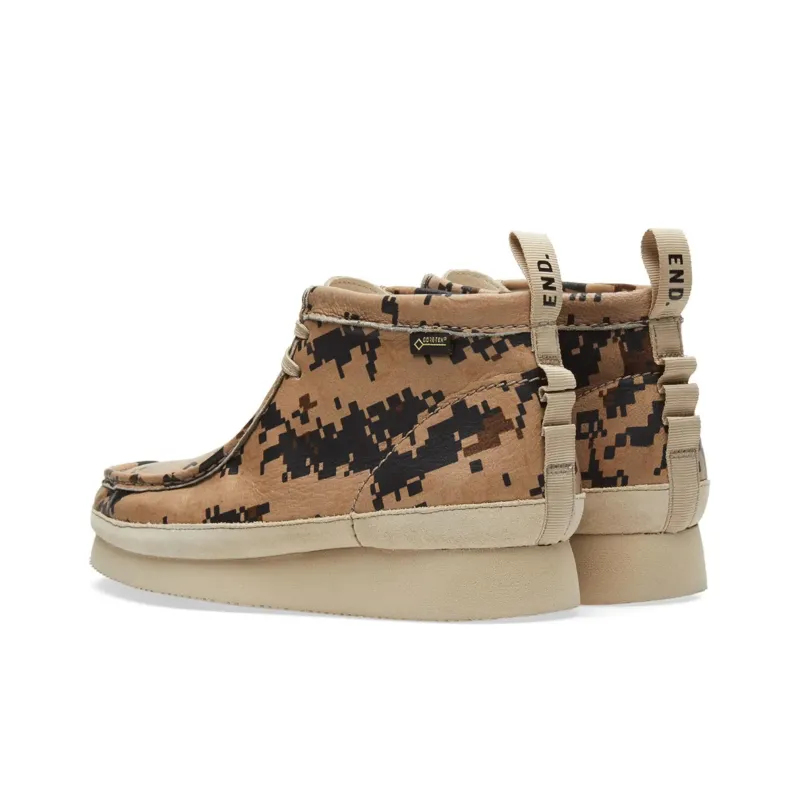 Clarks Wallabee Gtx END. Digi Camo Earth Pixel-2