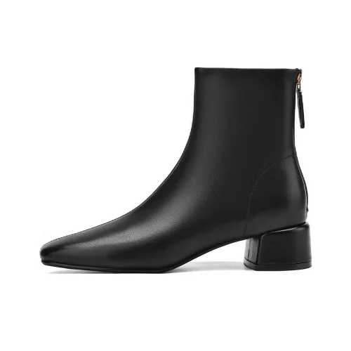 BOERDIQI Ankle Boots 3.5cm Women's Black