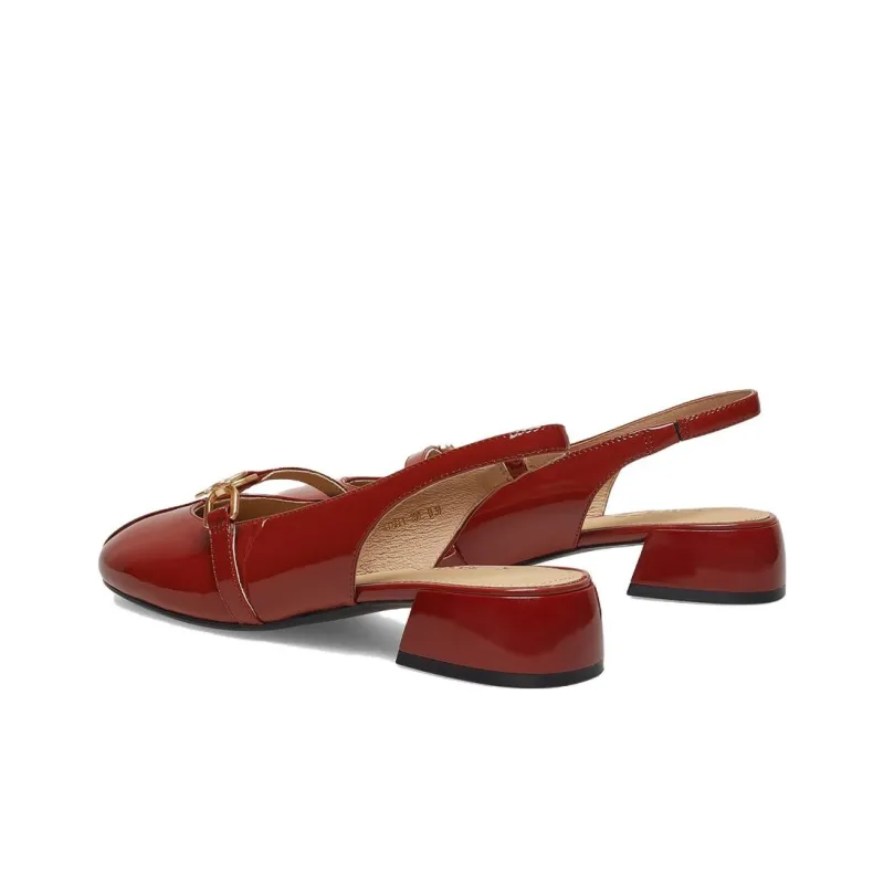 BASTO Block Heel High Heels 3.5cm Women's-12