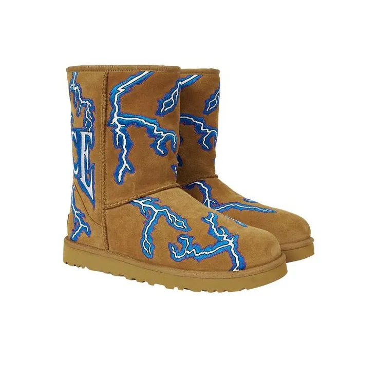 UGG Classic Short Boot Palace Lightning Chestnut-1