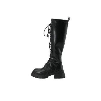 URBAN REVIVO Knee-high Boots Women's Jet Black