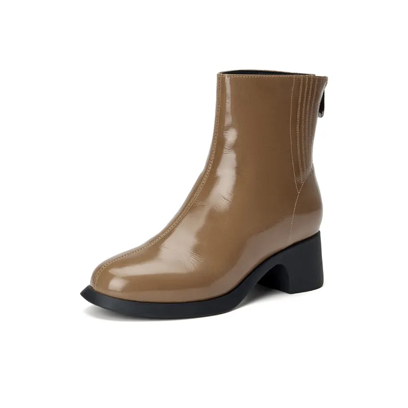 DG Ankle Boots Women's Black/Caramel-3