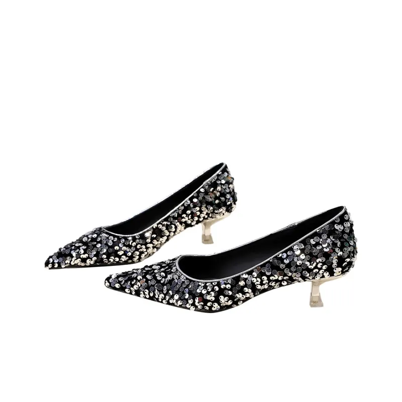 QITUMAUL Slim Heel High Heels 4.5cm Women's-2