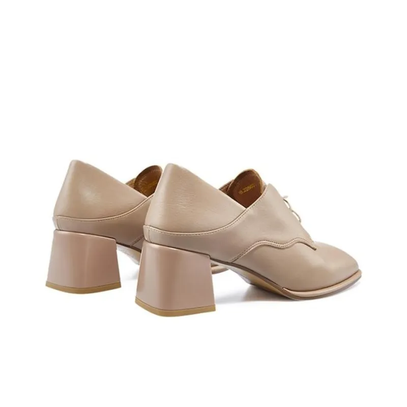 HARSON High Heels 5.3cm Women's Dark Camel Apricot-3