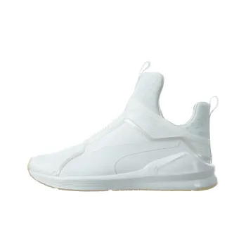 PUMA Fierce Cushioning, Slip Resistant, And Abrasion Resistant Low Top Running Shoes Women's White