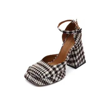 SHUSHUTONG Chunky Heel High Heels Women's