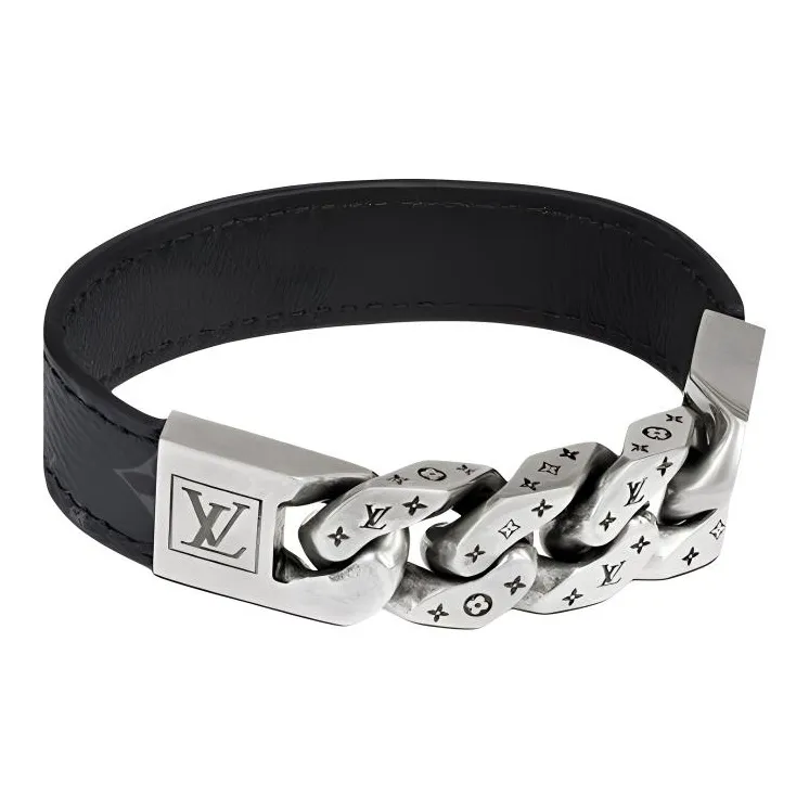 LOUIS VUITTON Monochain Reverso Bracelet Monogram Eclipse-1