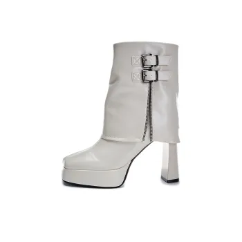 POOQ Ankle Boots 10.5cm Women's